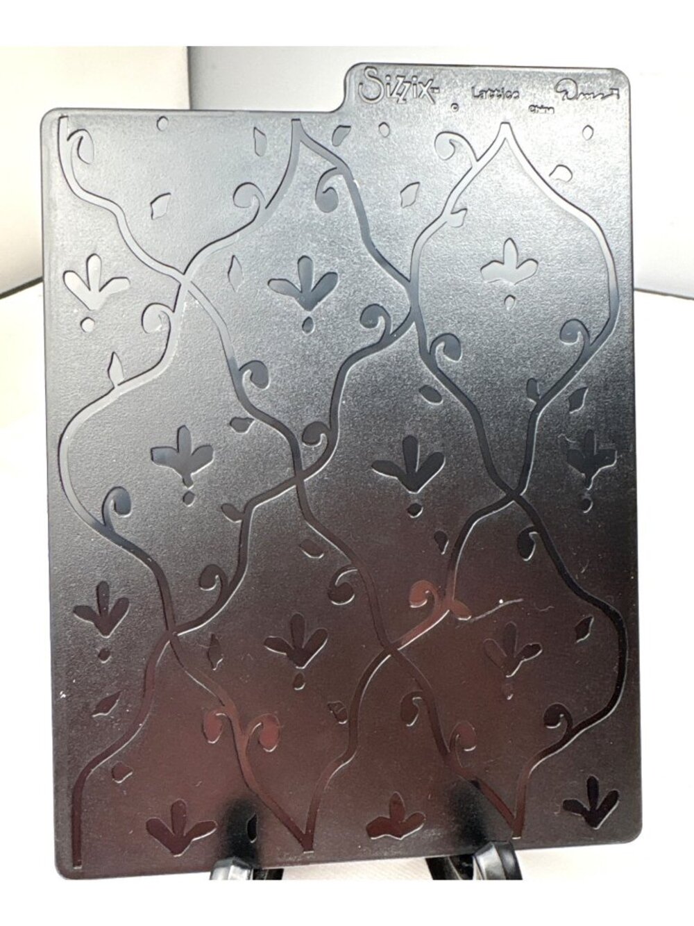 Sizzix Embossing Plate Spiral & Lattice 5x7" Paper Crafting Scrapbooking